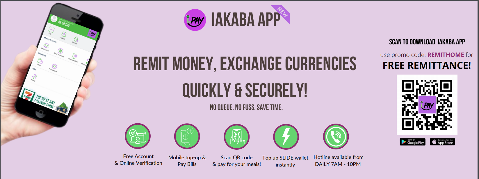 web banner of iakaba money exchange